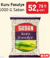 SABAN KURU FASULYE 1000 G